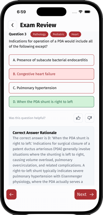 Answered Exam Review question with the correct answer and an AI-generated rationale